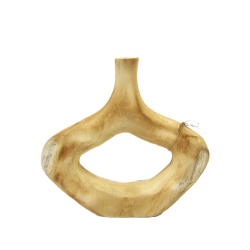 Rzeźba Wazon z surowego drewna 28cm